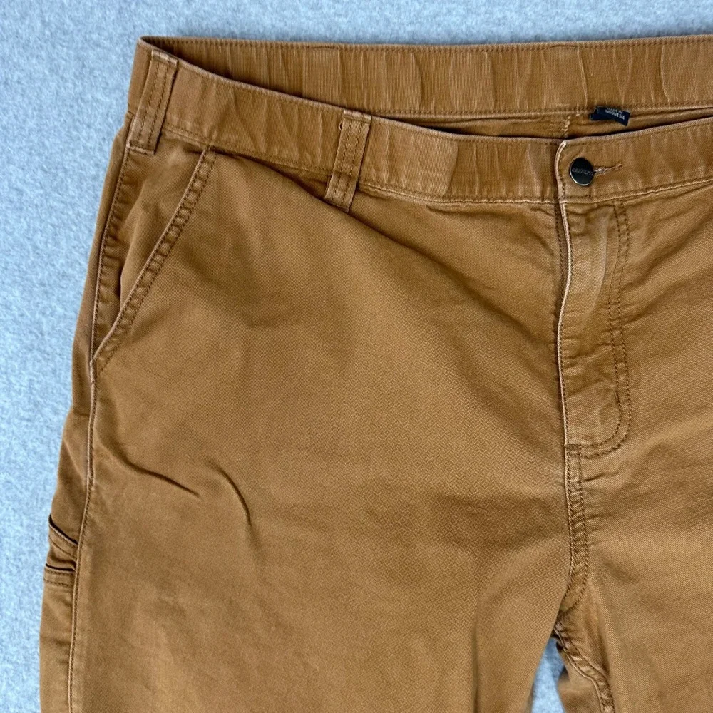 Carhartt Mens Relaxed Fit Canvas Jogger Pants Brown 40 Short Carpenter Utility - Picture 6 of 12